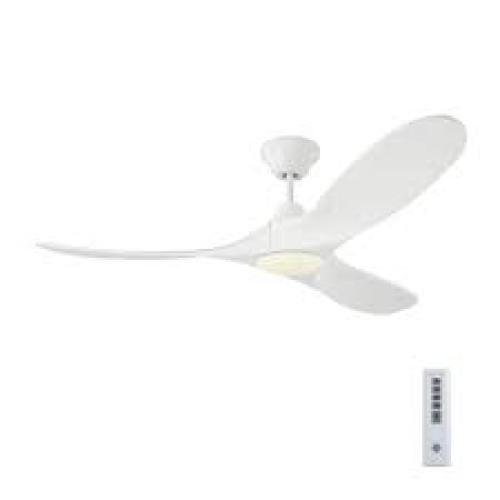Phoenix Location NEW Monte Carlo 3MAVR52RZWD Maverick II Energy Star 52 Ceiling Fan with LED Light and Hand Remote Control, 3 Balsa Wood Blades, Matte White $806 Retail