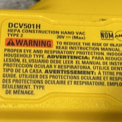 AS-IS DEWALT Bagless 20V MAX Stick Cordless General Dirt Filter Handheld Vacuum (Tool Only)