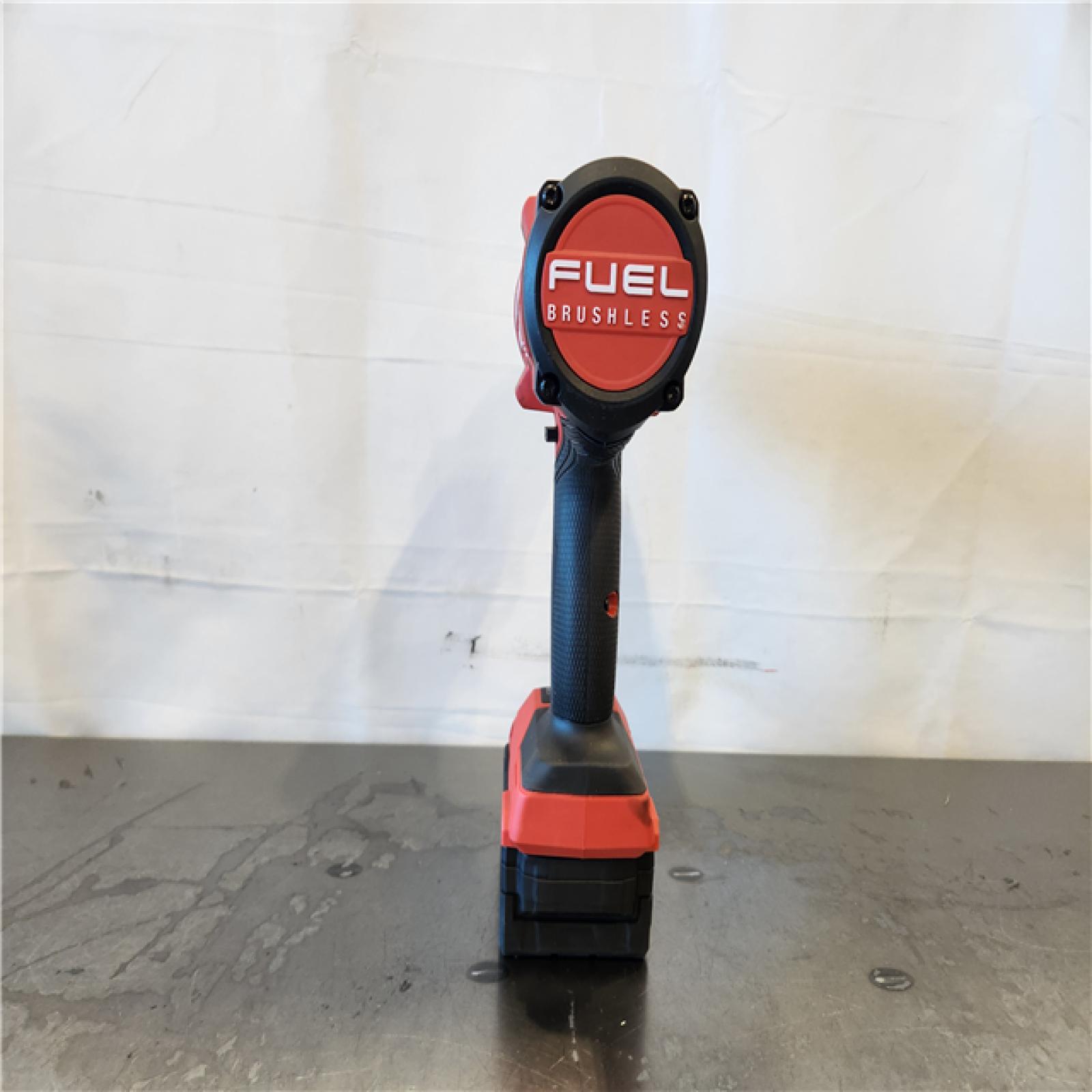 AS-IS- Milwaukee FUEL 18V Lithium-Ion Brushless Cordless 1/2 in. Impact Wrench w/Friction Ring Kit
