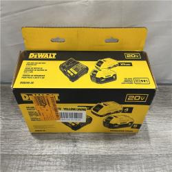 NEW - DEWALT 20V MAX Lithium-Ion Starter Kit with 4.0 Ah and 5.0 Ah Batteries and Charger