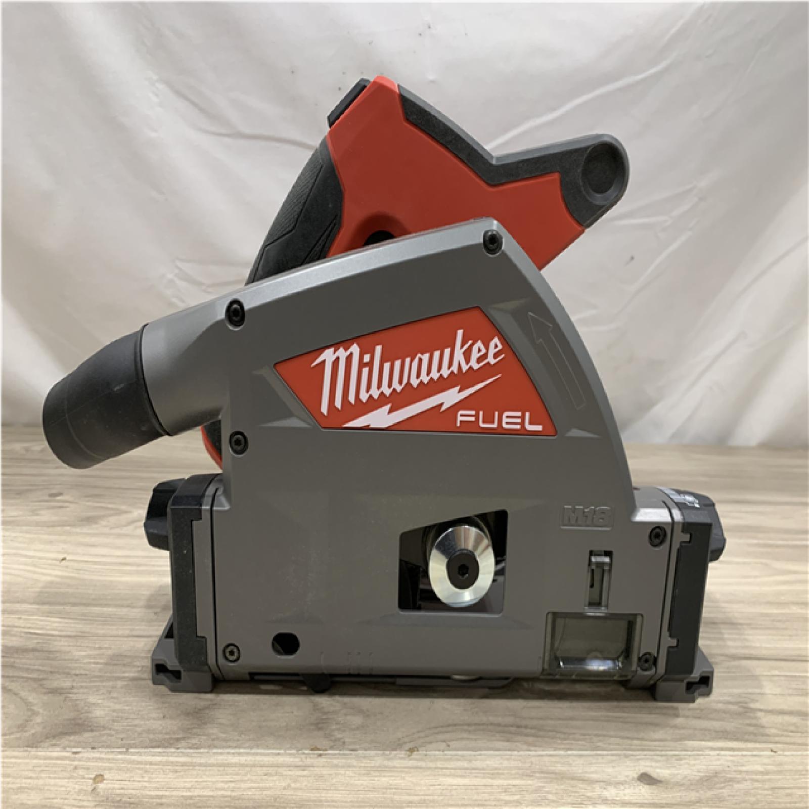 AS-IS Milwaukee FUEL 18V Lithium-Ion Cordless Brushless 6-1/2 in. Plunge Cut Track Saw (Tool-Only)