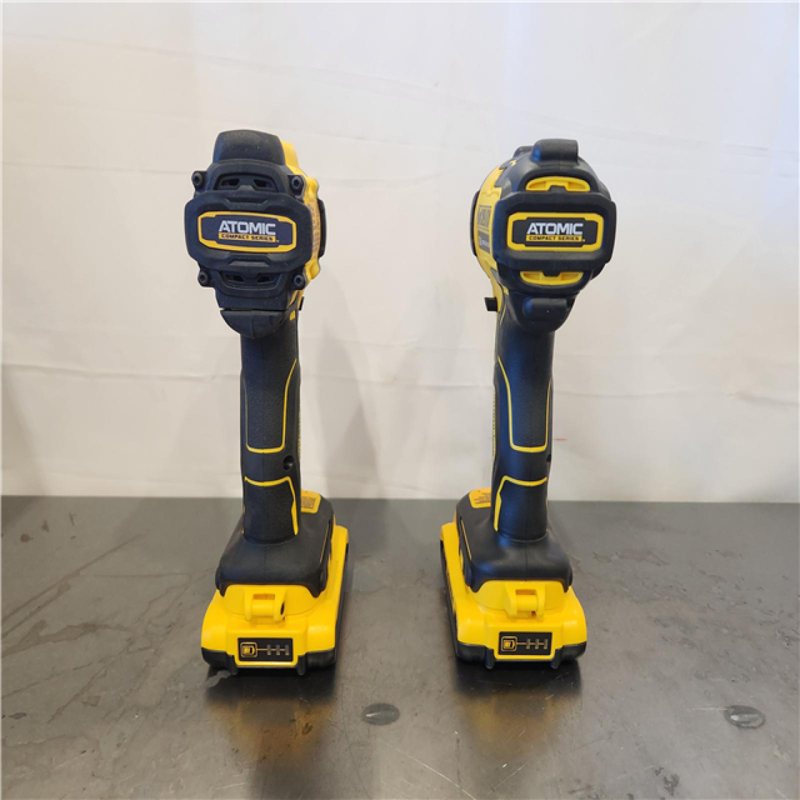 AS-IS- DEWALT ATOMIC 20-Volt MAX Lithium-Ion Cordless Combo Kit