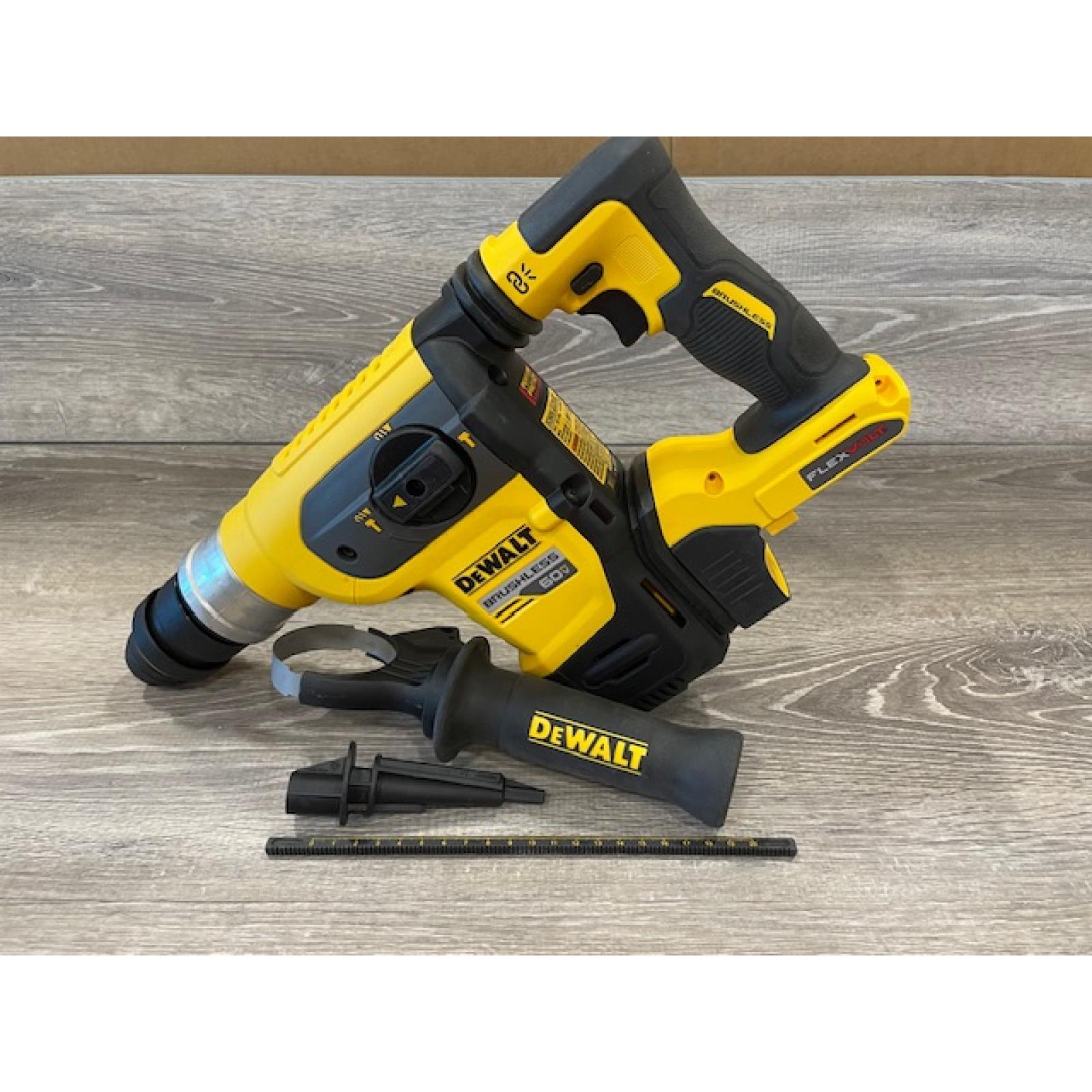 AS-IS DeWalt 60V MAX 1-1/4 in. Brushless Cordless SDS PLUS Rotary Hammer (Tool Only)