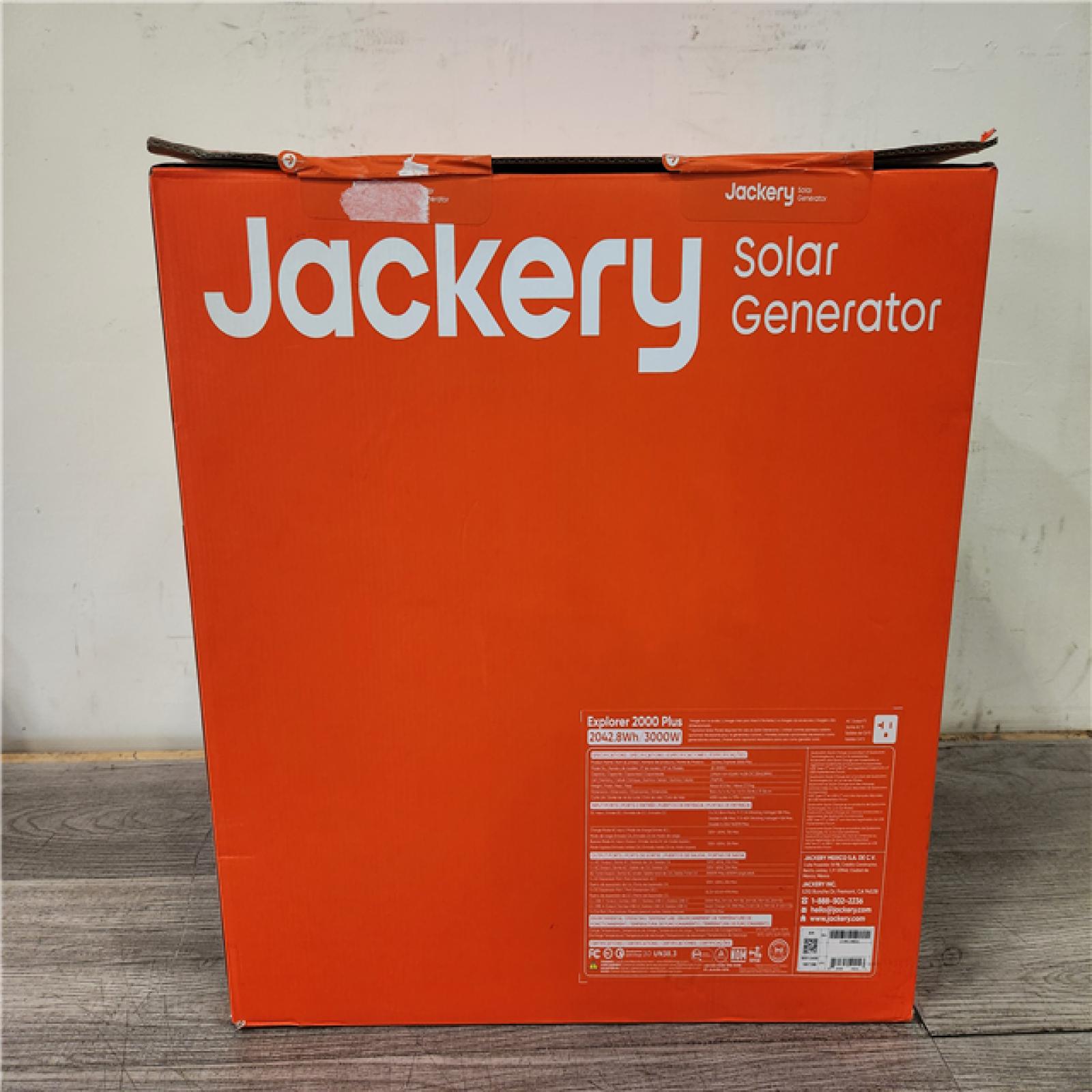 Phoenix Location NEW Jackery Solar Generator Explorer 2000 Plus 2042.8Wh/ 3000W Model No. Je-2000C