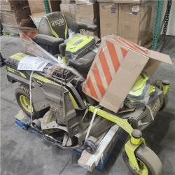 Dallas Location - As-Is  RYOBI 80V HP Brushless 54 in.Riding Mower (2) 80V Batteries and Charger