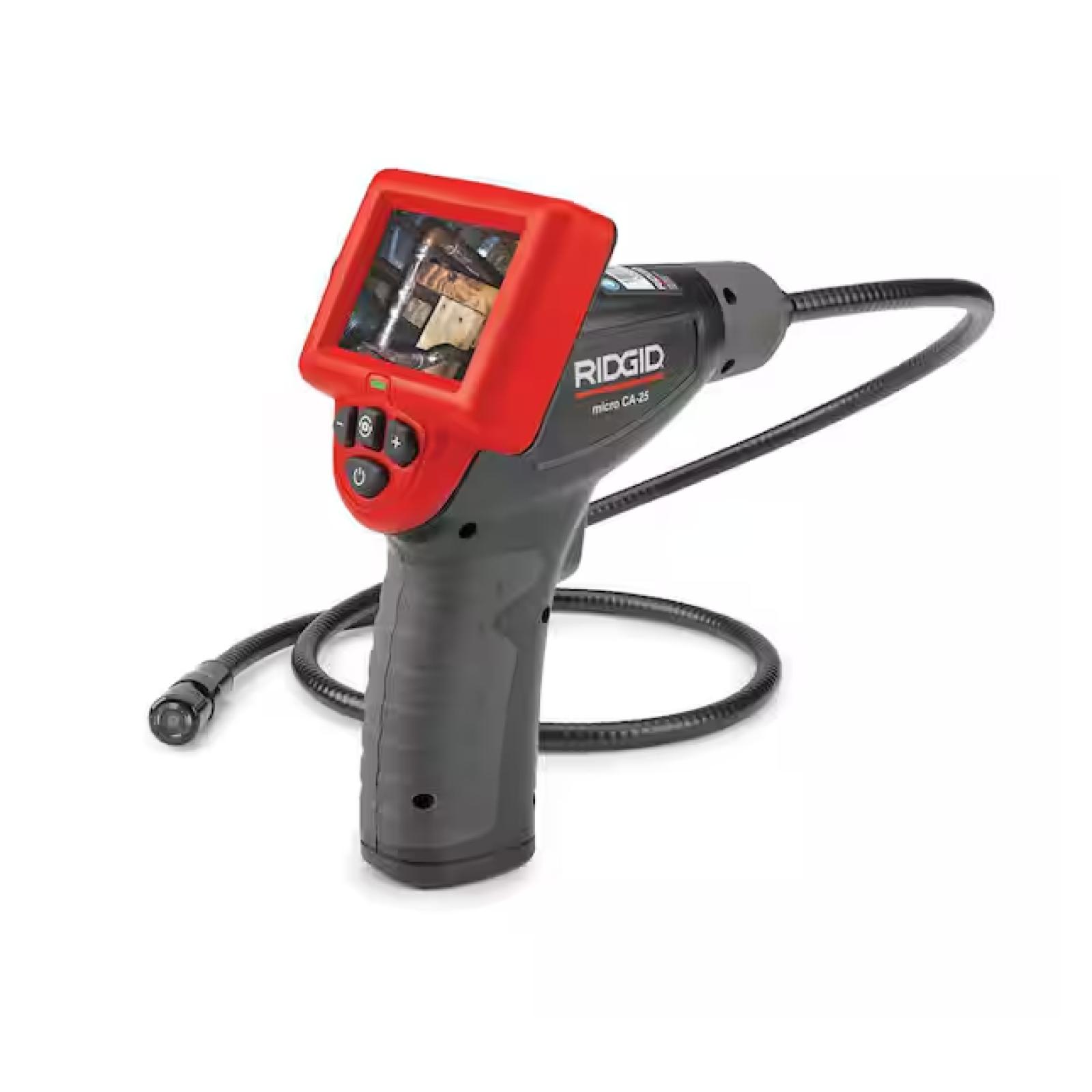LIKE NEW! - RIDGID CA-25 Micro Visual Inspection & Diagnostic Handheld Camera w/ 2.7 in. Color Display, 4 ft. Fixed Waterproof Camera Cable