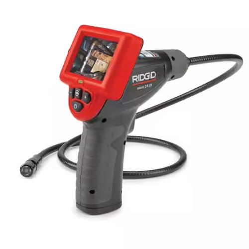 LIKE NEW! - RIDGID CA-25 Micro Visual Inspection & Diagnostic Handheld Camera w/ 2.7 in. Color Display, 4 ft. Fixed Waterproof Camera Cable