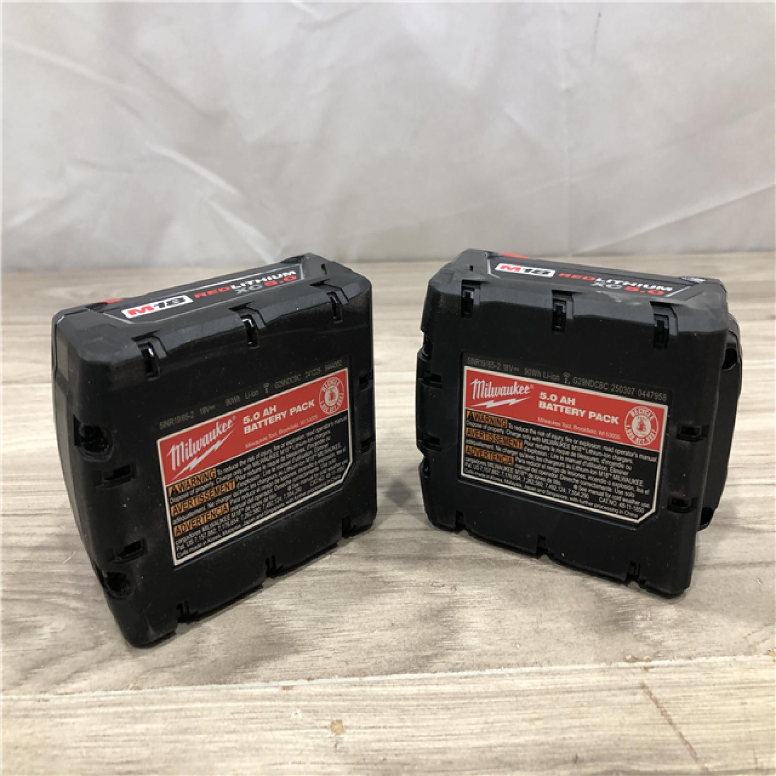 AS-IS Milwaukee 18-Volt Lithium-Ion XC Starter Kit