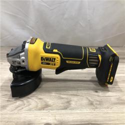 AS-IS DEWALT 20V XR Cordless 4-1/2. in. to 5 in. Angle Grinder (Tool Only)