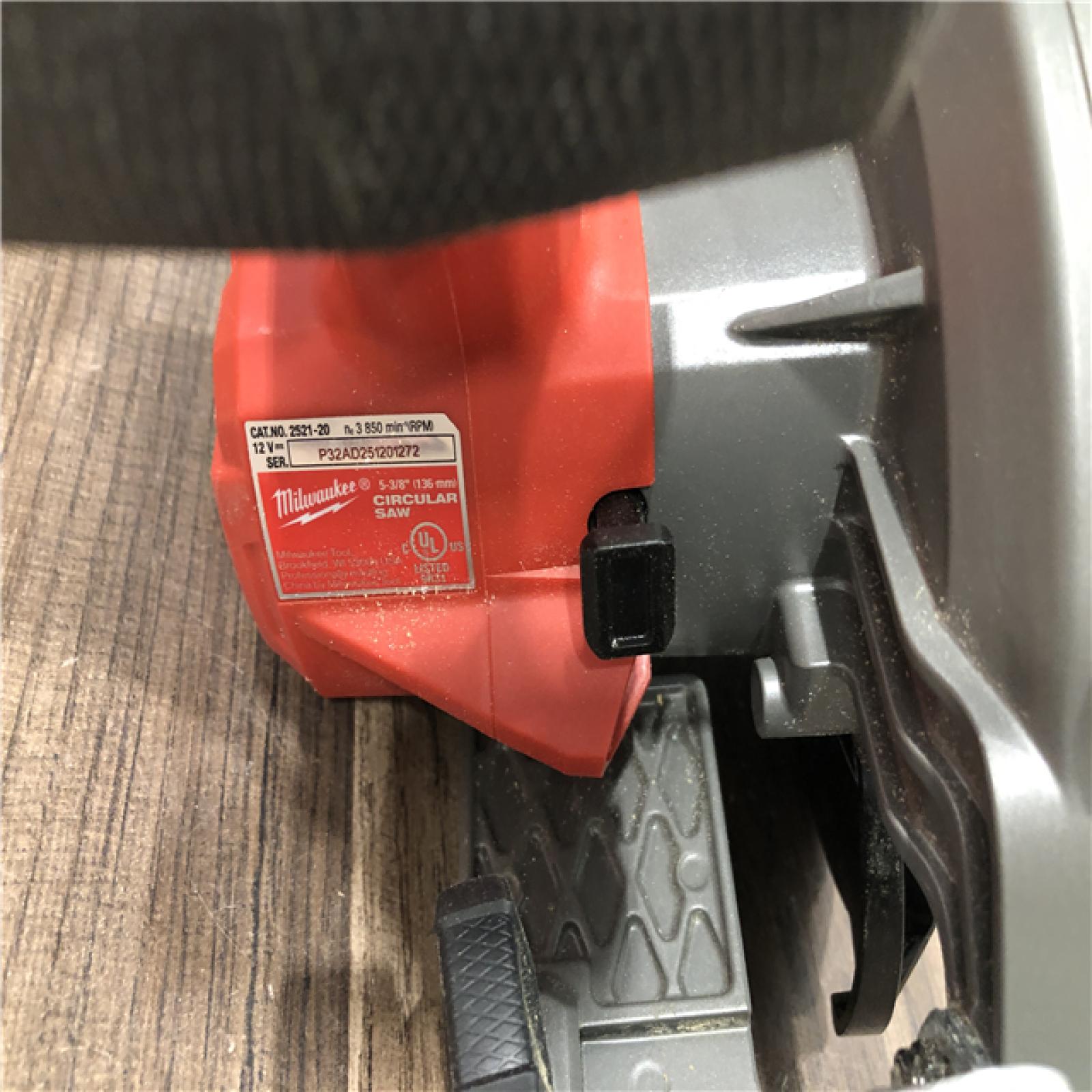 AS-IS Milwaukee FUEL 12V Lithium-Ion Brushless 5-3/8 in. Cordless Circular Saw (Tool-Only)