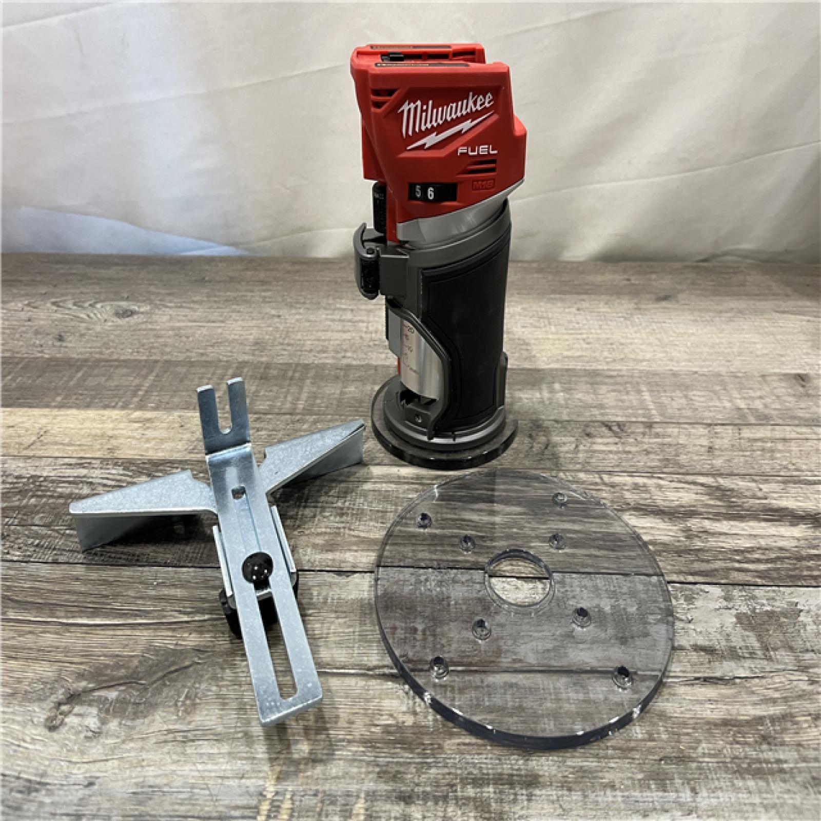 AS-IS Milwaukee FUEL 18V Lithium-Ion Brushless Cordless Compact Router (Tool-Only)