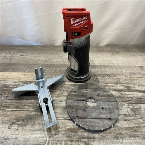 AS-IS Milwaukee FUEL 18V Lithium-Ion Brushless Cordless Compact Router (Tool-Only)