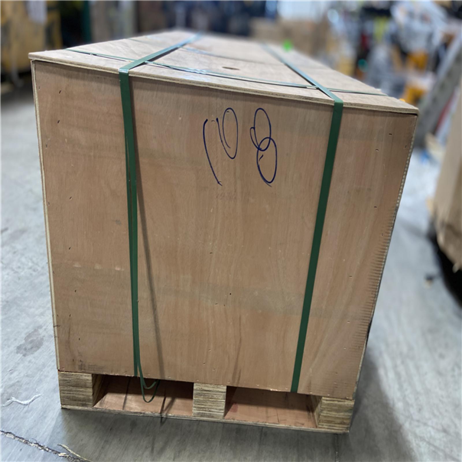 DALLAS LOCATION - Champion Power Equipment 37 Ton 338 cc Gas Powered Full Beam Log Splitter w/ Vertical/Horizontal Operation and Auto Return with Hydraulic Oil