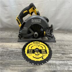 AS-IS DEWALT FLEXVOLT 60V MAX Cordless Brushless 7-1/4 in. Circular Saw with Brake (Tool Only)