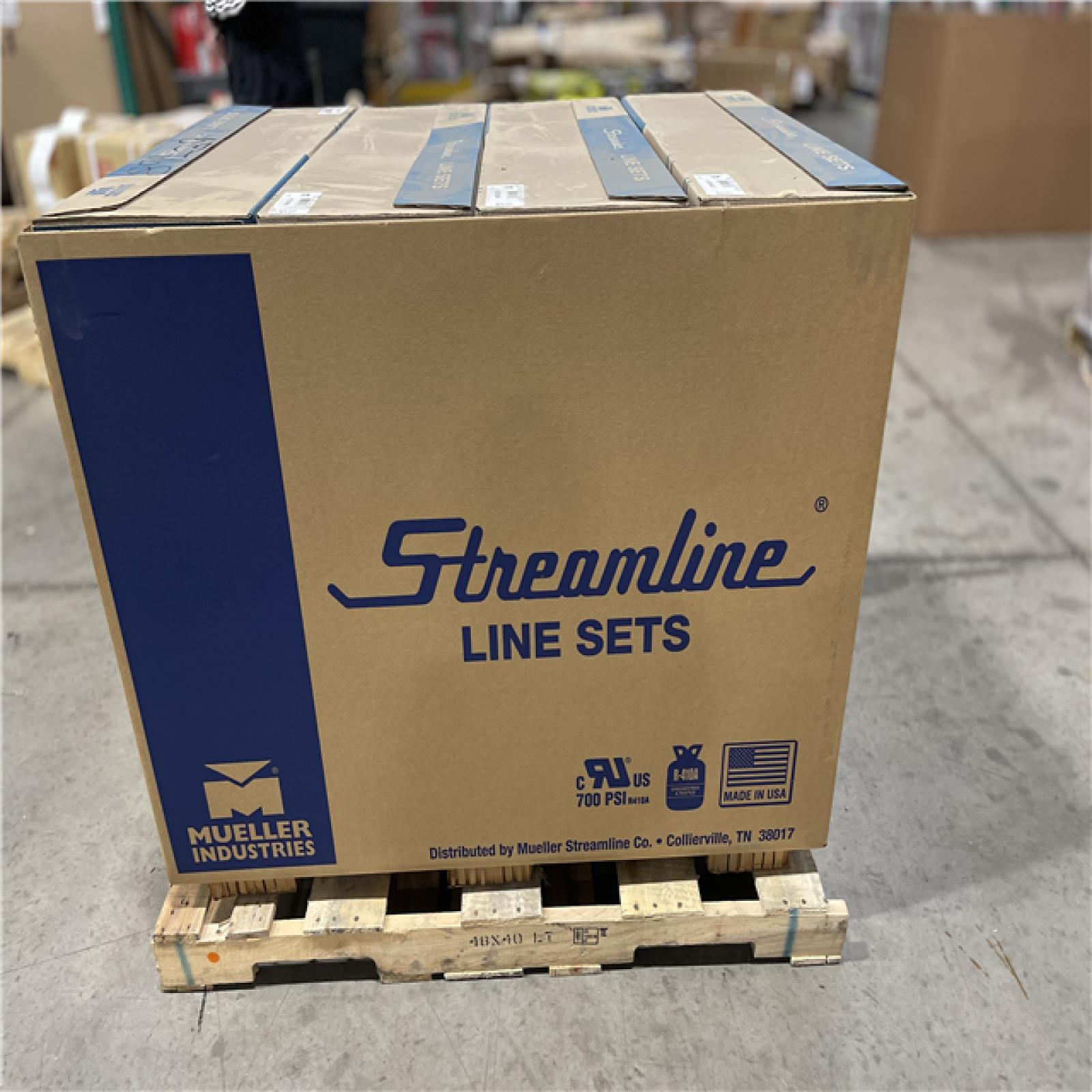 DALLAS LOCATION- NEW! -Mueller Streamline 3/8L x 3/4S x 3/4I X 50FT Standard Line Set PALLET (4 UNITS)