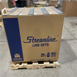 DALLAS LOCATION- NEW! -Mueller Streamline 3/8L x 3/4S x 3/4I X 50FT Standard Line Set PALLET (4 UNITS)