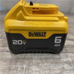 AS-IS DEWALT 20V MAX Lithium-Ion 6.0 Ah Battery and Charger