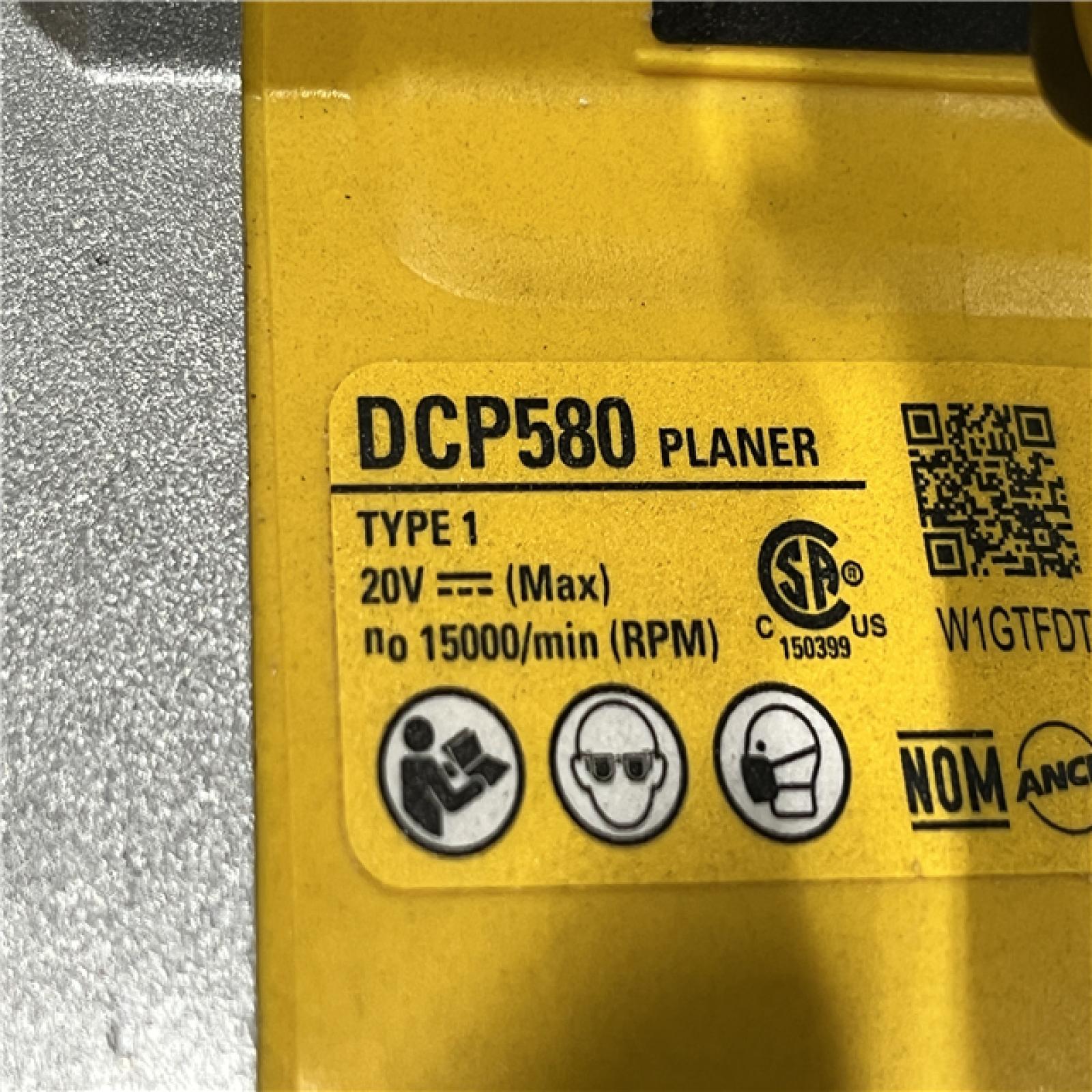 AS-IS DEWALT 20V MAX XR Cordless Brushless 3-1/4 in. Planer (Tool Only)