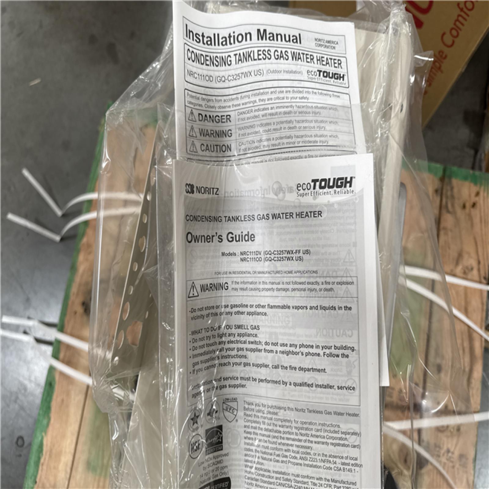 California NEW Noritz Condensing Tankless Gas Water Heater