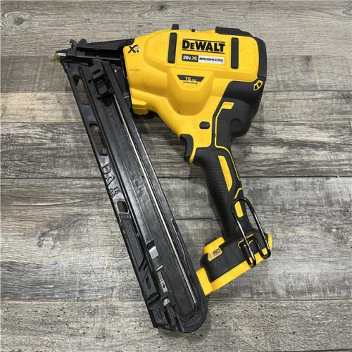 AS-IS DEWALT Cordless 20V MAX XR Angled Finish Nailer (Tool Only)