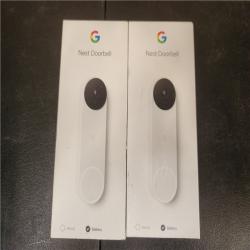 Phoenix AS-IS Google Nest Doorbell - Smart Wi-Fi Video Doorbell Camera - (2-Pack)
