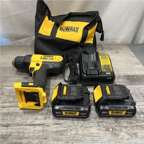 AS-IS DEWALT 20V MAX Cordless 1/2 in. Drill/Driver Kit