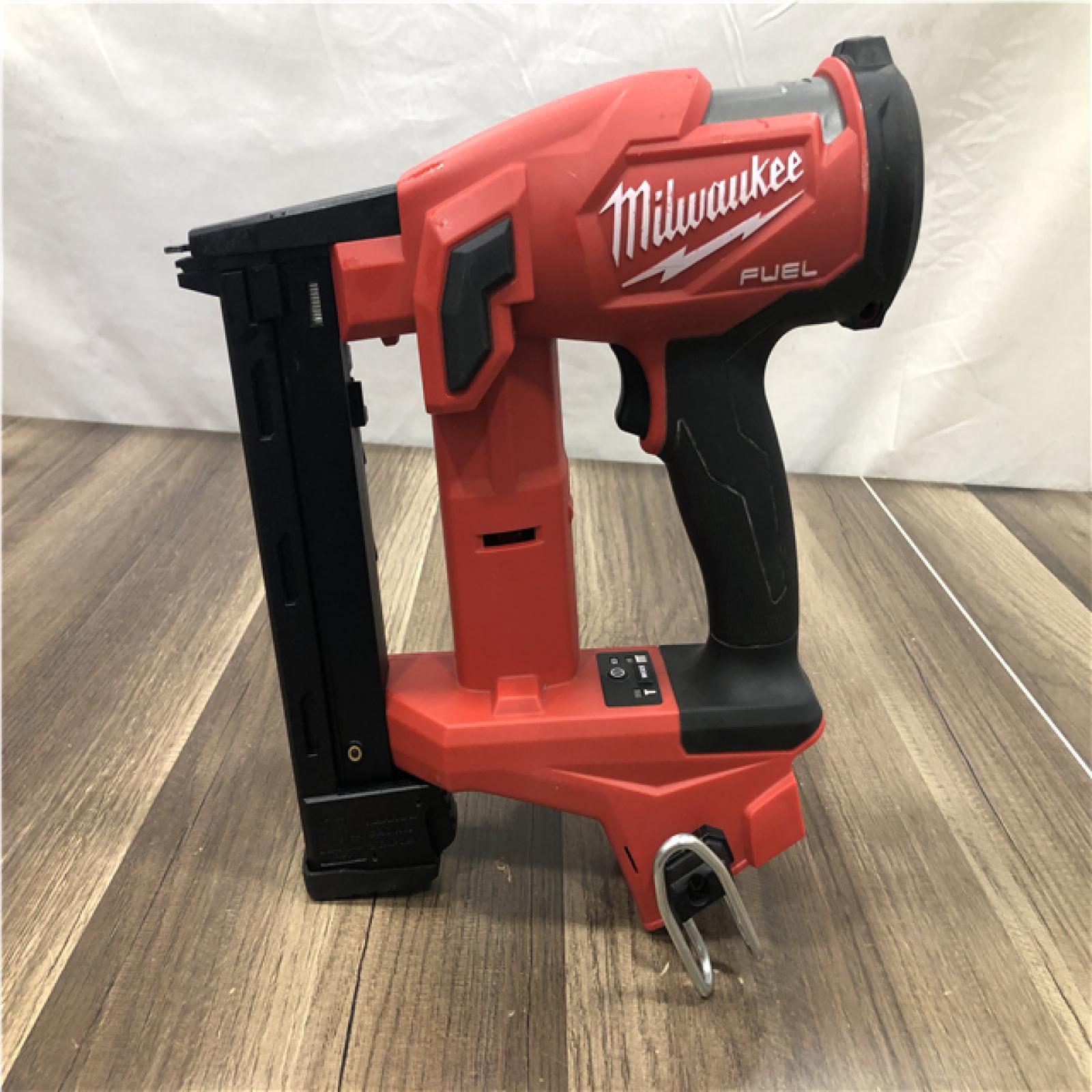 AS-IS Milwaukee FUEL 18-Volt Lithium-Ion Brushless Cordless 18-Gauge 1/4 in. Narrow Crown Stapler (Tool-Only)