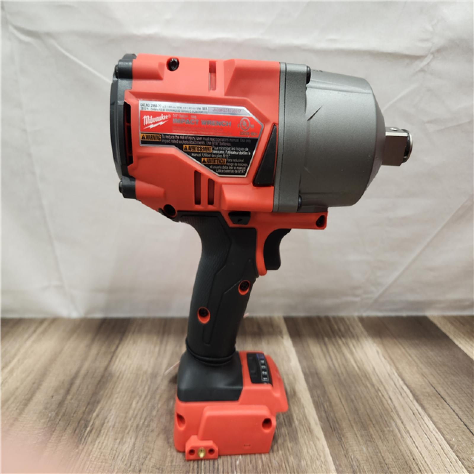 AS-IS- Milwaukee M18 FUEL ONE-KEY 18V Lithium-Ion Brushless Cordless 3/4 in. Impact Wrench with Friction Ring (Tool-Only)