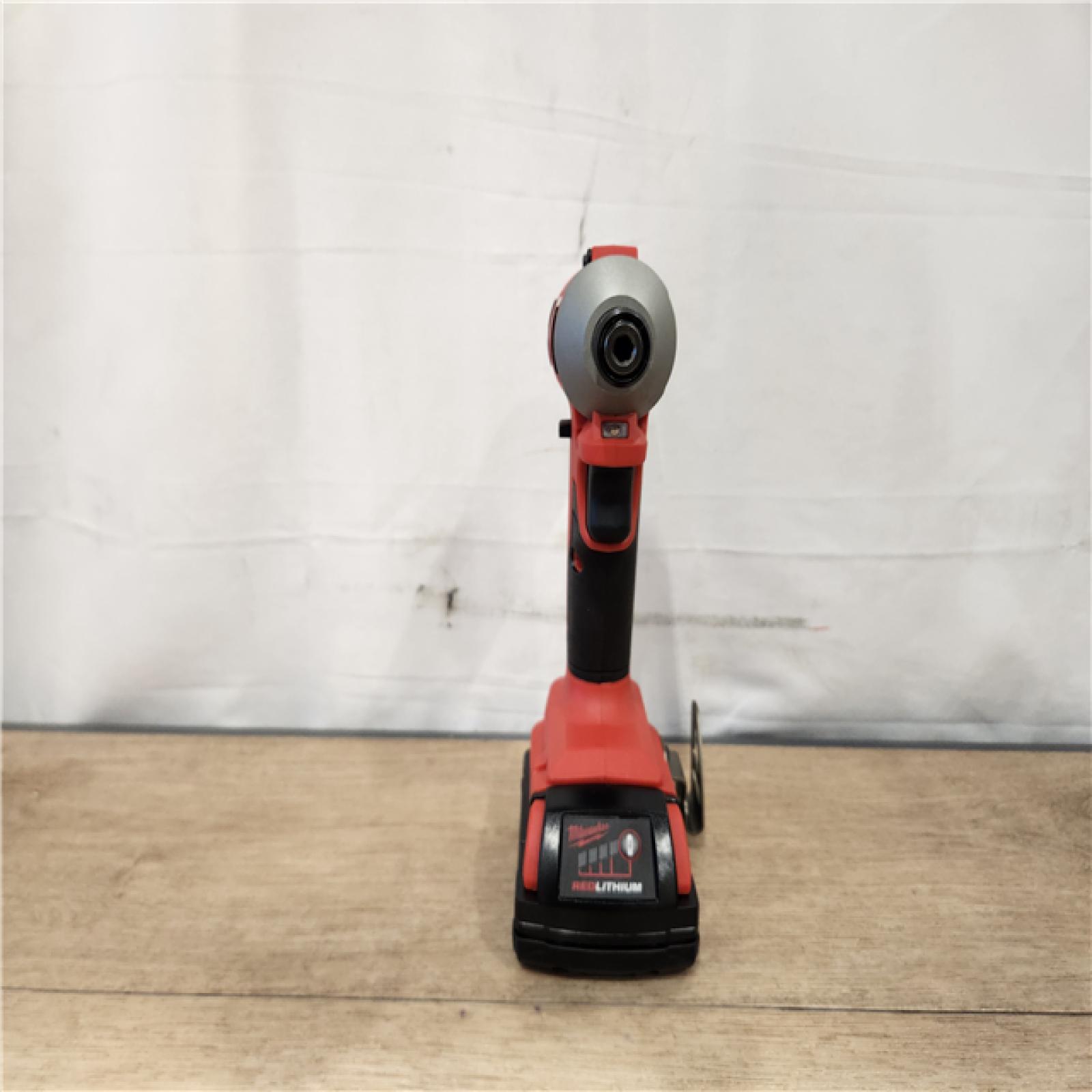 AS-IS- Milwaukee M18 Compact Brushless 1/4  Hex Impact Driver Kit