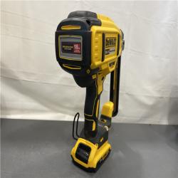 AS-IS - DeWALT 20-Volt MAX 18ga Cordless Brushless Narrow Crown Stapler Kit