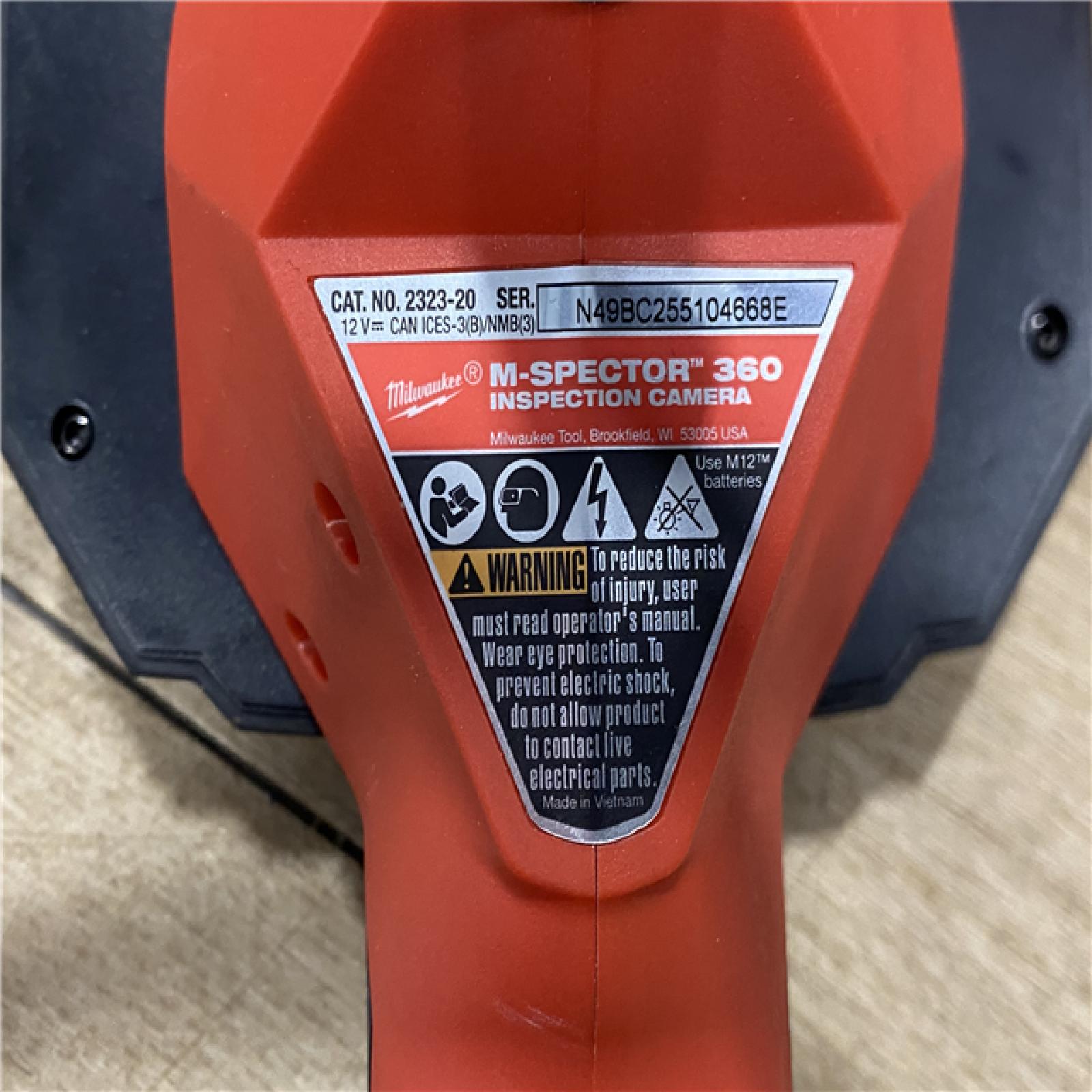AS-IS Milwaukee 12V Lithium-Ion Cordless M-SPECTOR 360-Degree 4 ft. Inspection Camera Kit