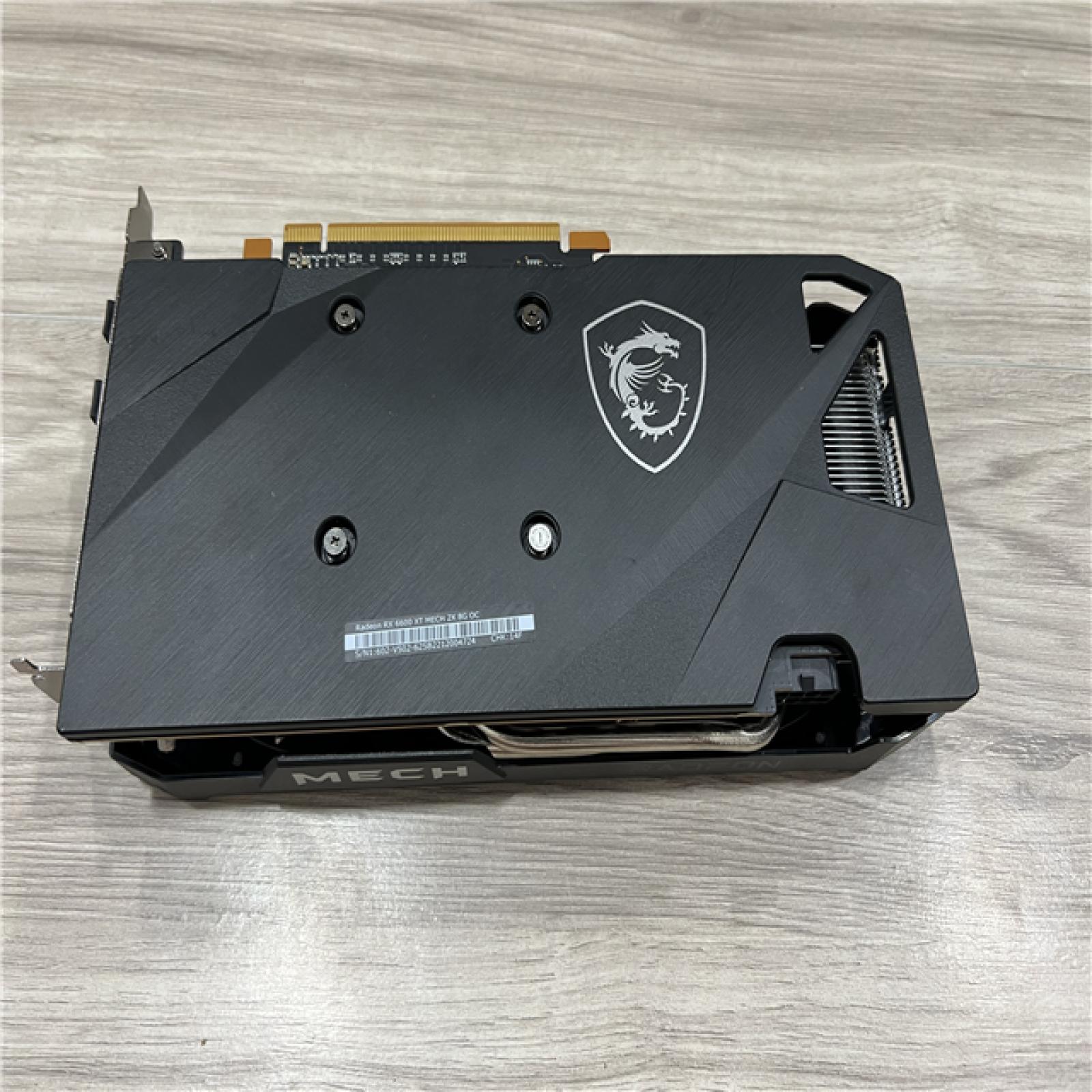 AS-IS MSI Radeon RX 6600 XT MECH 2X 8G OC Gaming Graphics Card