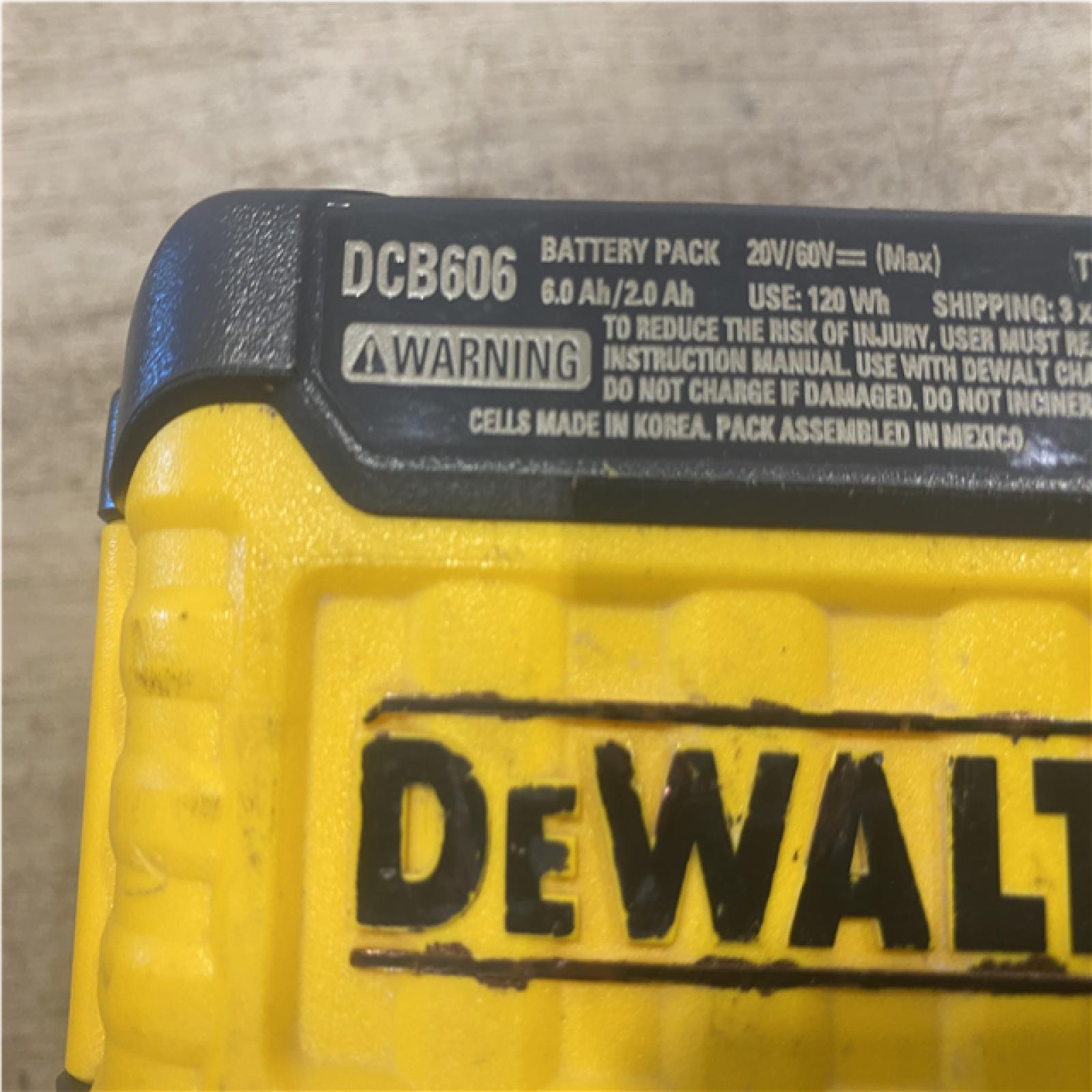 AS-IS DEWALT FLEXVOLT 20V/60V MAX Lithium-Ion 6.0Ah Battery Pack
