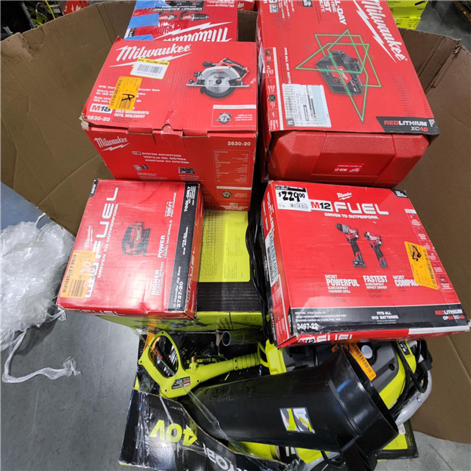 CALIFORNIA AS-IS TOOL PALLET