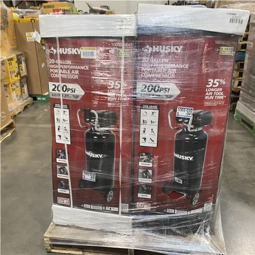 Dallas Location - As-Is Husky Electric Air Compressor(Lot Of 4)