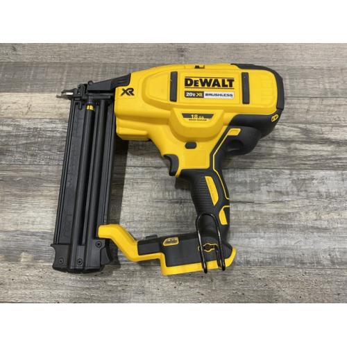 AS-IS DEWALT 20V MAX XR Lithium-Ion Electric Cordless 18-Gauge Brad Nailer (Tool Only)