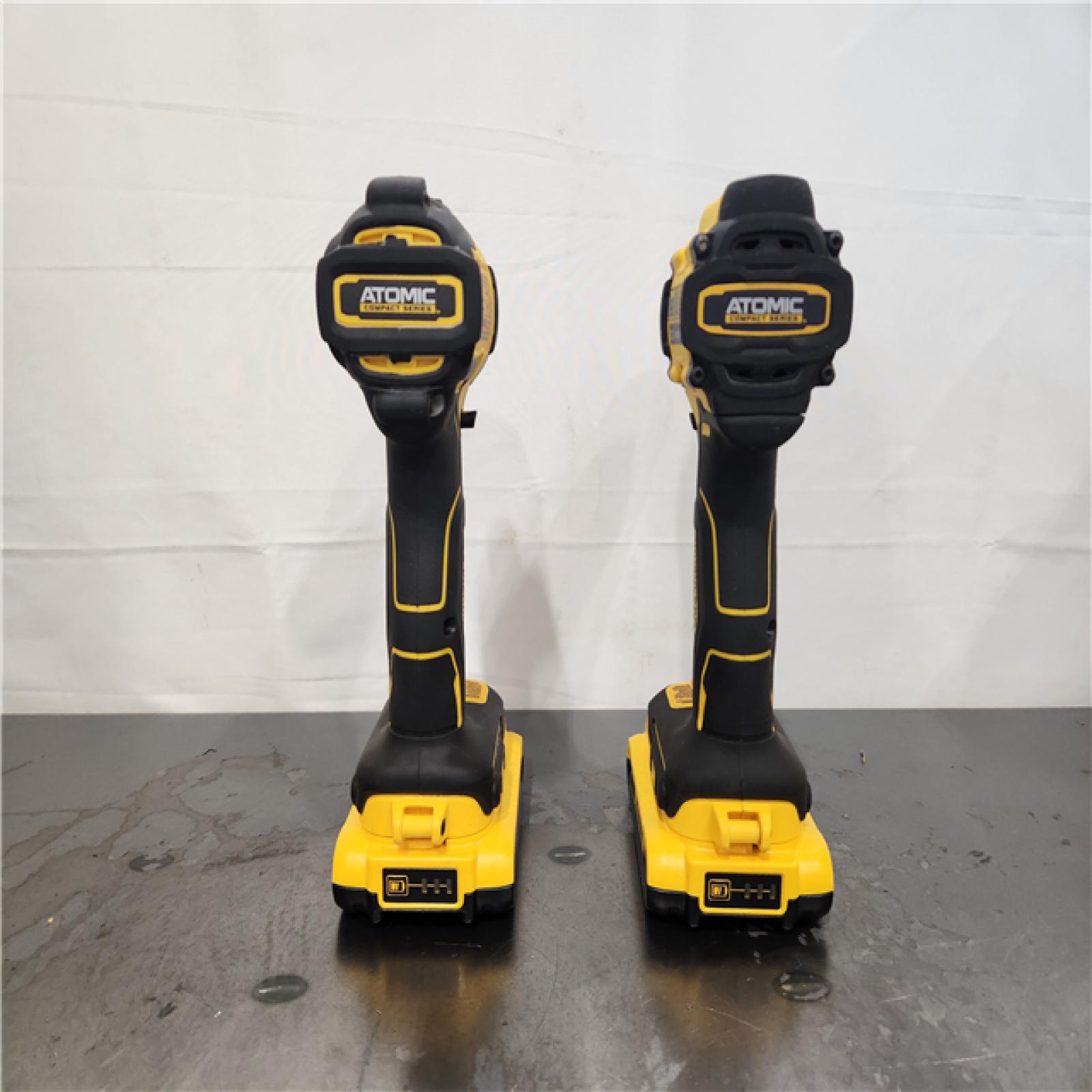 AS-IS- DEWALT ATOMIC 20-Volt MAX Lithium-Ion Cordless Combo Kit