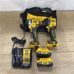 AS-IS DEWALT ATOMIC 20-Volt MAX Lithium-Ion Cordless Combo Kit