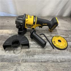 AS-IS DEWALT FLEXVOLT 60V MAX Cordless Brushless 4.5 in. to 6 in. Small Angle Grinder with Kickback Brake (Tool Only)