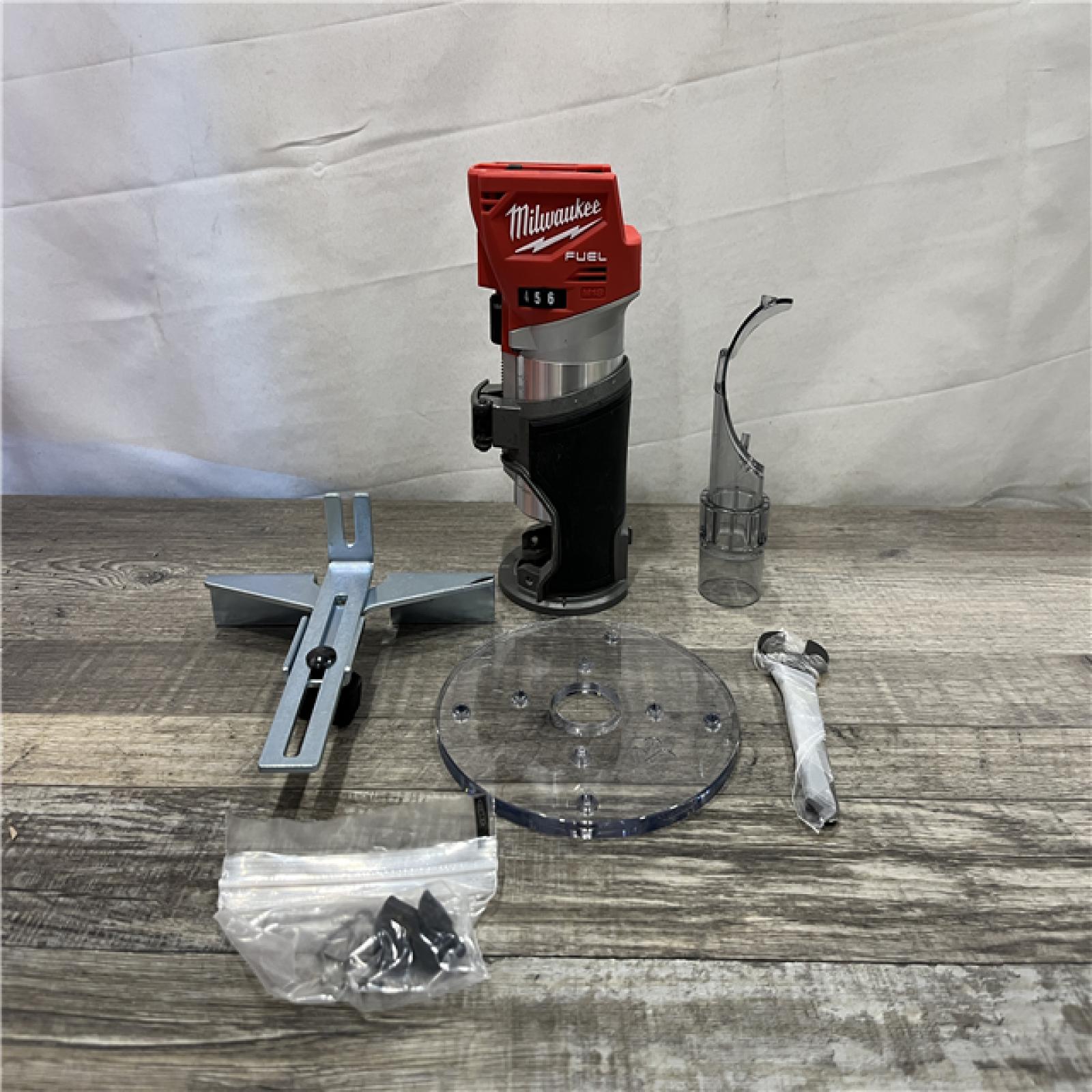AS-IS Milwaukee FUEL 18V Lithium-Ion Brushless Cordless Compact Router (Tool-Only)