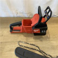 AS-IS Milwaukee FUEL 16 in. 18V Lithium-Ion Brushless Battery Chainsaw (Tool-Only)