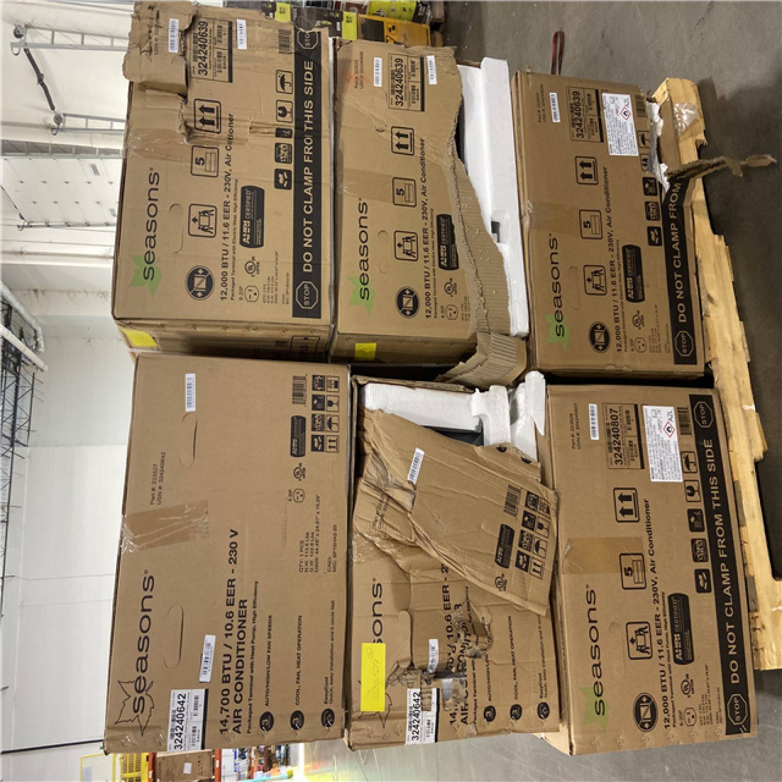 DALLAS LOCATION - AC UNITS PALLET - (6 UNITS)