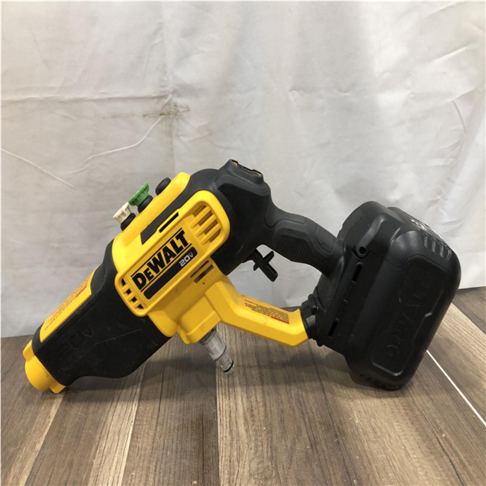 AS-IS DEWALT 20V MAX 550 PSI 1.0 GPM Cold Water Cordless Battery Power Cleaner with 4-Nozzles (Tool Only)