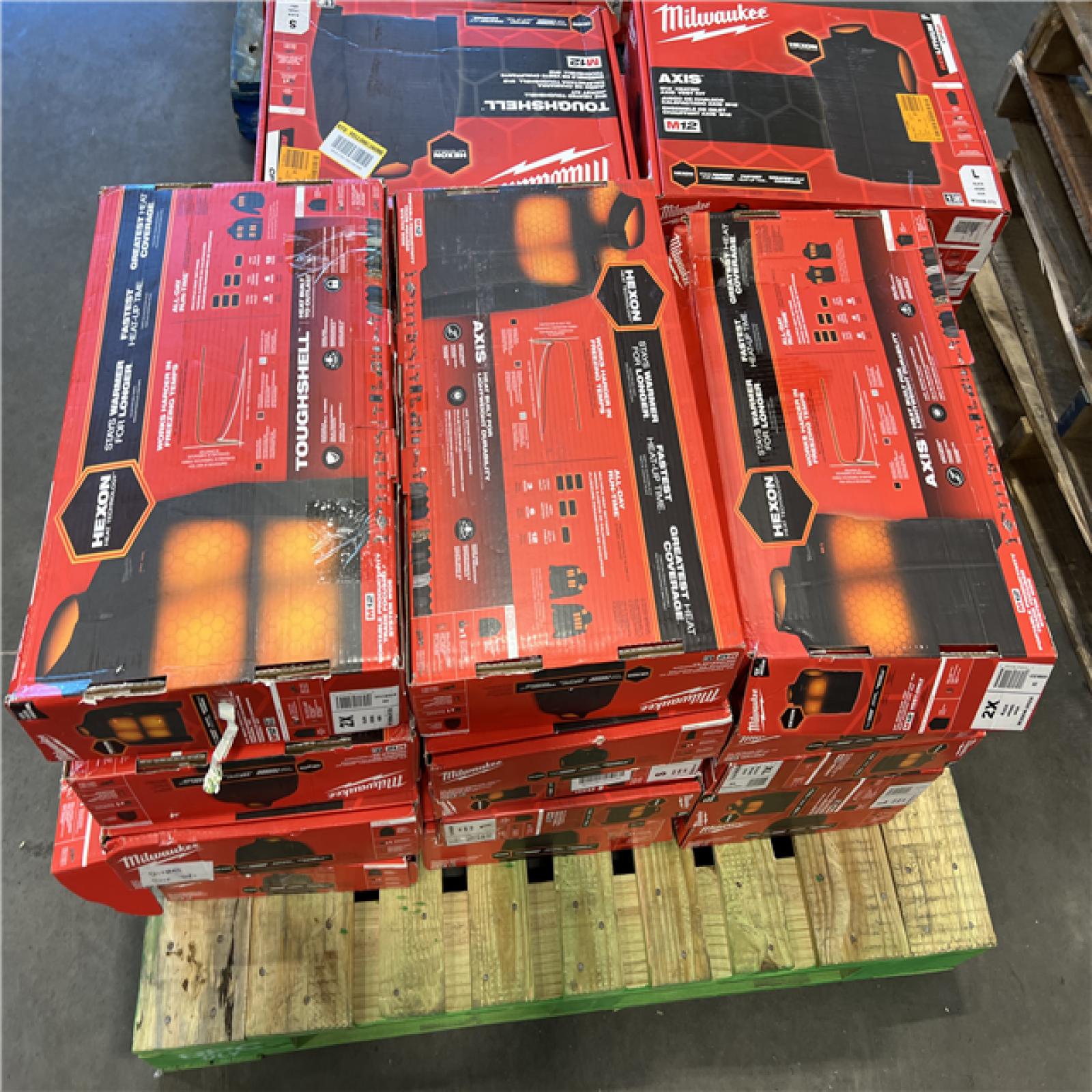 DALLAS LOCATION - AS-IS MILWAUKEE JACKET PALLET (25 COUNT)