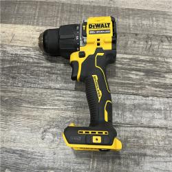 AS-IS DEWALT ATOMIC 20V Lithium-Ion Cordless 1/2 in. Hammer Drill Kit