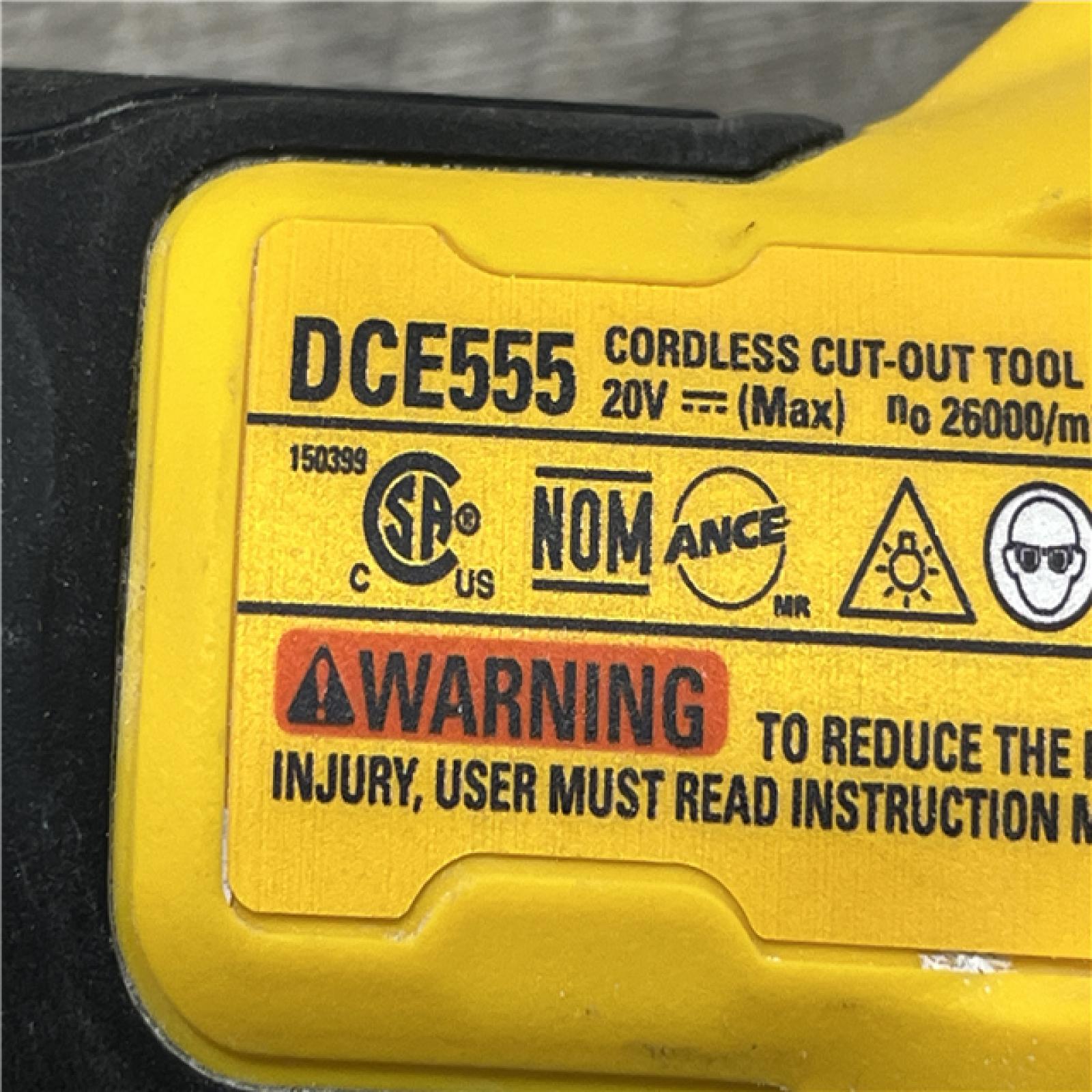 AS-IS DEWALT XR 20V Lithium-Ion Cordless Rotary Drywall Cut-Out Tool (Tool Only)