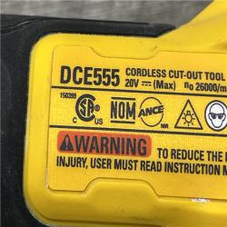 AS-IS DEWALT XR 20V Lithium-Ion Cordless Rotary Drywall Cut-Out Tool (Tool Only)