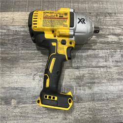 AS-IS DEWALT 20V MAX XR Cordless Brushless 1/2 in. High Torque Impact Wrench with Detent Pin Anvil (Tool Only)