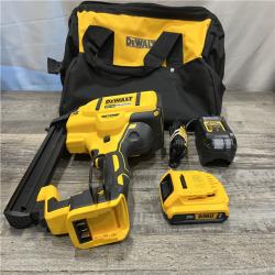 AS-IS DEWALT 20V MAX XR Lithium-Ion Cordless 18-Gauge Narrow Crown Stapler Kit