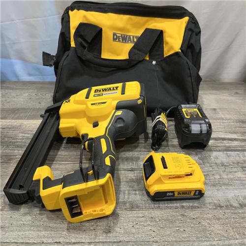 AS-IS DEWALT 20V MAX XR Lithium-Ion Cordless 18-Gauge Narrow Crown Stapler Kit